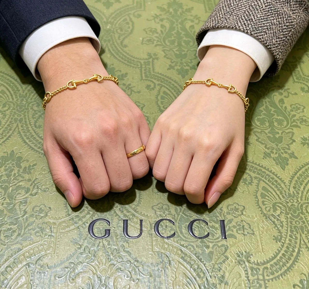 Gucci Horsebit 1955 Gold-Tone Chain Bracelet 3