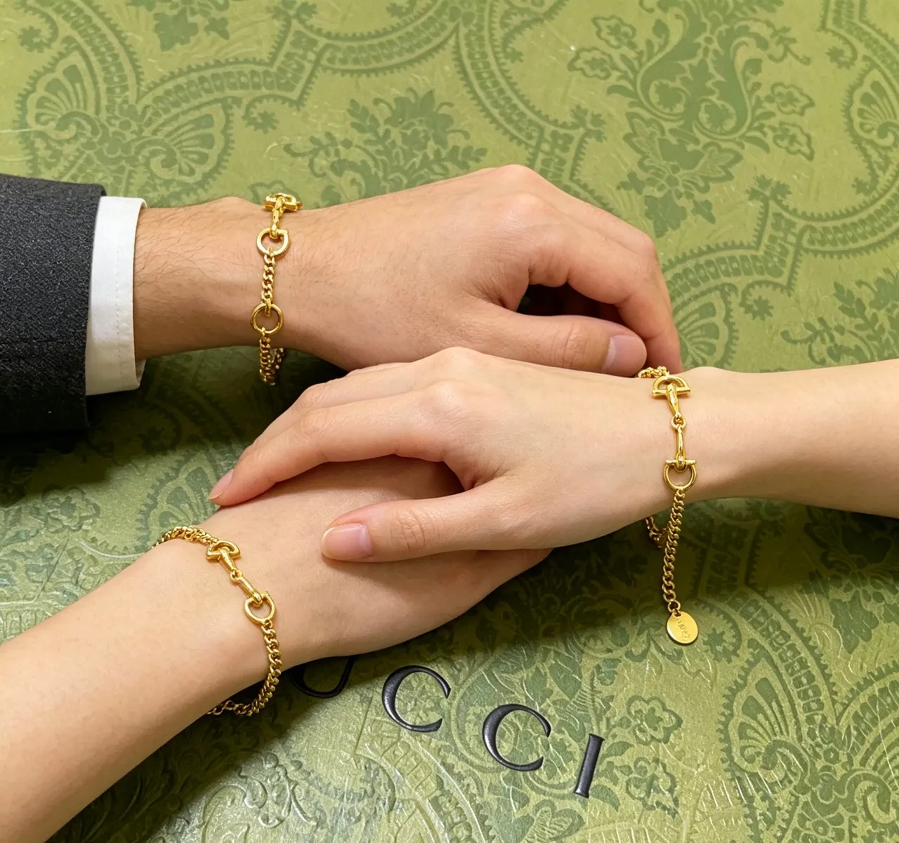 Gucci Horsebit 1955 Gold-Tone Chain Bracelet 5