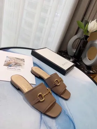 Gucci Horsebit 1955 Cuir Tan Chaussons à Bride Horsebit 8
