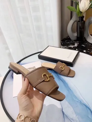 Gucci Horsebit 1955 Cuir Tan Chaussons à Bride Horsebit 9