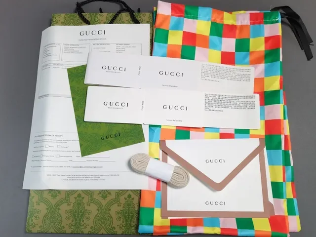 Gucci Multicolor White Jacquard GG-Print Upper Green-Red-Green Web Stripe Lifestyle Sneakers 6
