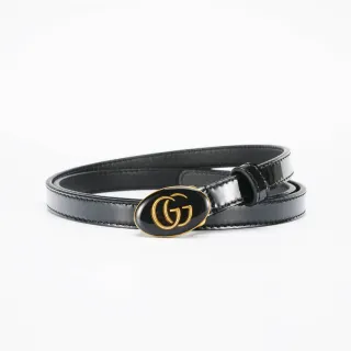 Gucci Ophidia Black Patent Leather Belt