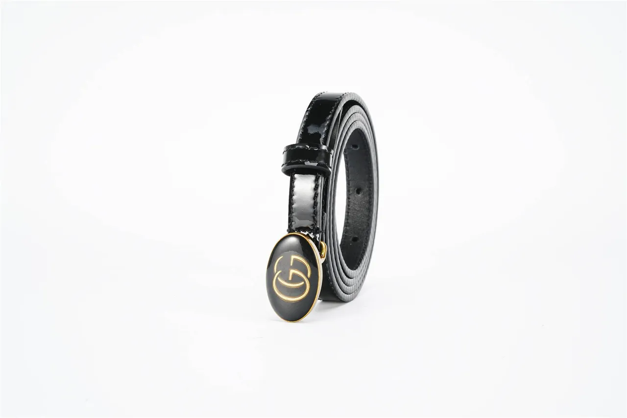 Gucci Ophidia Black Patent Leather Belt 7