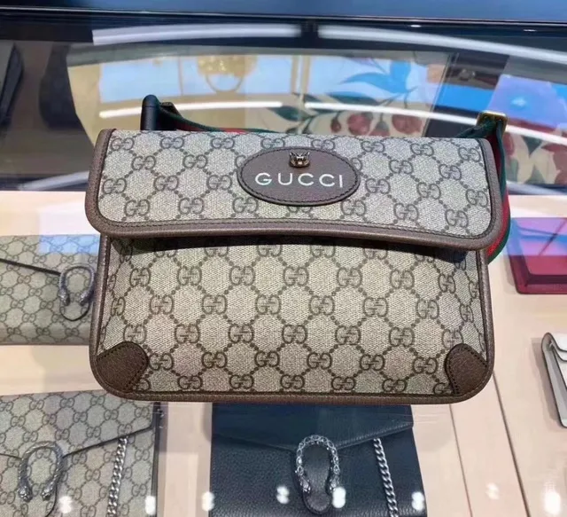 Gucci Ophidia GG Monogram sac bandoulière à rabat 4