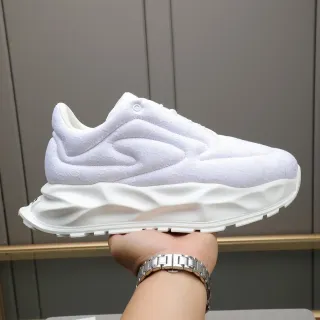 Gucci Rhyton All-White Monogrammed Lifestyle Sneakers