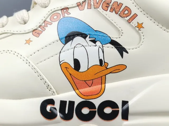 Gucci Screener Donald Duck Graphic Chunky Sneaker 4