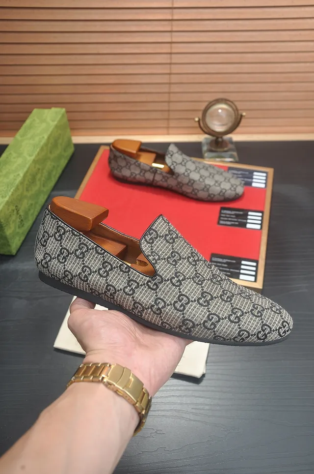 Gucci Screener GG Monogram Jacquard Loafers 4