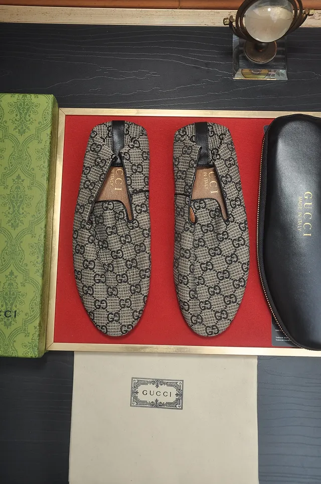 Gucci Screener GG Monogram Jacquard Loafers 5