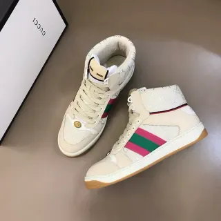 Gucci Screener Off-White Web Stripe Lifestyle Sneakers