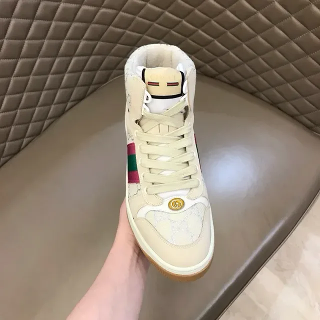 Gucci Screener Off-White Web Stripe Lifestyle Sneakers 2