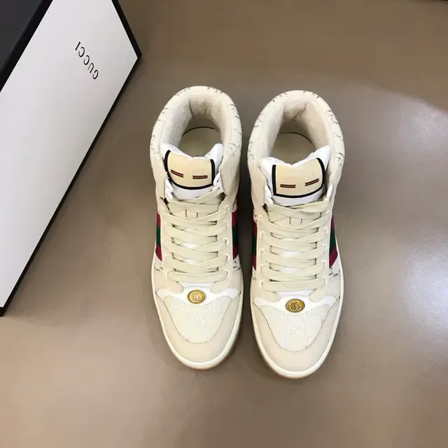 Gucci Screener Off-White Web Stripe Lifestyle Sneakers 9