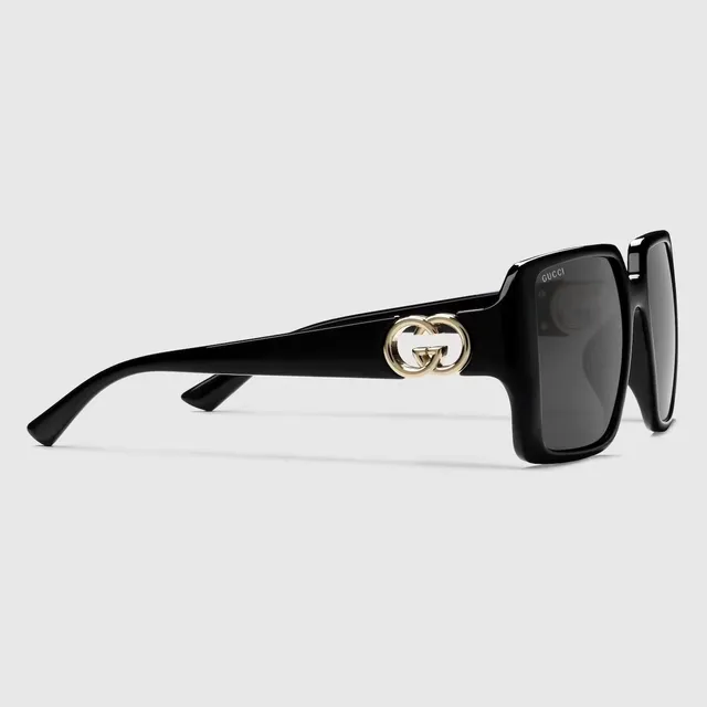 Gucci Screener Oversized Square Tortoiseshell Sunglasses 3