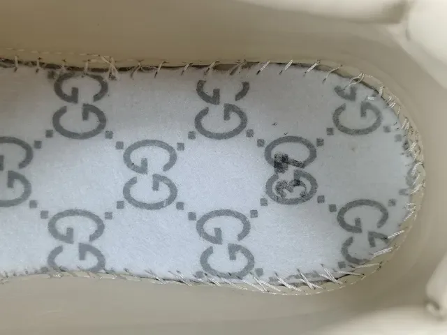 Gucci Screener White Blue Chunky Sole Graphic Side Logo Lifestyle Sneakers 3