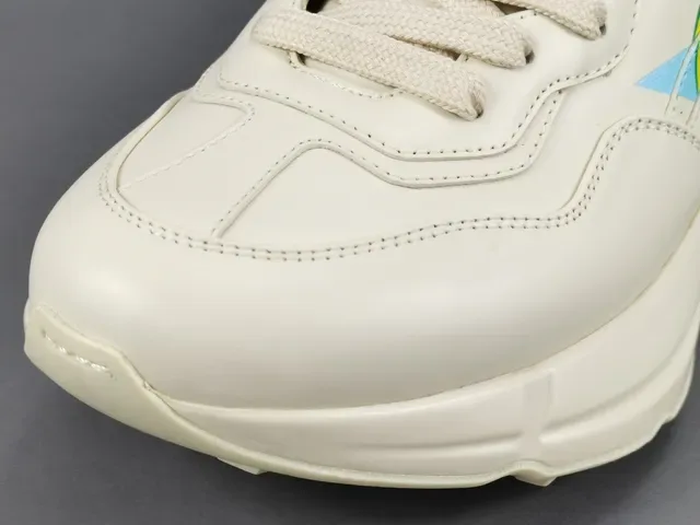 Gucci Screener White Blue Chunky Sole Graphic Side Logo Lifestyle Sneakers 10