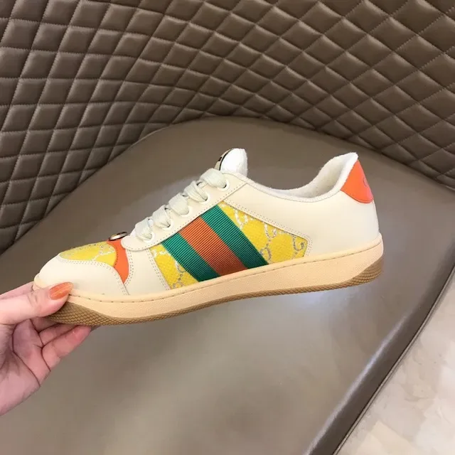 Gucci Tennis 1977 Cream Orange Green Red Yellow Lifestyle Sneakers 5