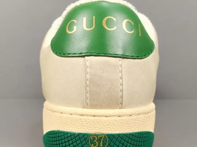 Gucci Tennis 1977 Off-White Green Red Web Lifestyle Sneakers 9