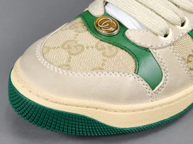 Gucci Tennis 1977 Off-White Green Red Web Lifestyle Sneakers 13
