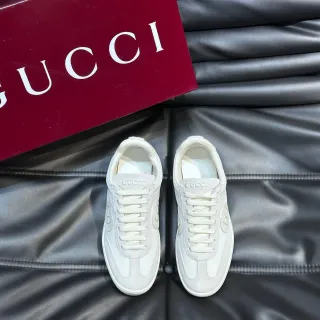 Gucci Tennis 1977 Off-White Suede-Mesh Lifestyle Sneakers