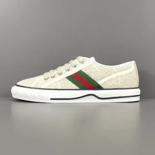 Gucci Tennis 1977 Off-White Web Stripe Lifestyle Sneakers