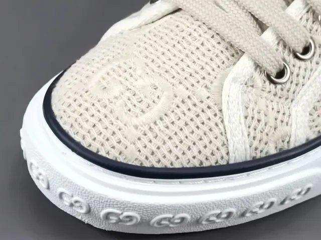 Gucci Tennis 1977 Off-White Web Stripe Lifestyle Sneakers 9