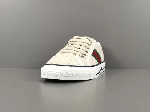 Gucci Tennis 1977 Off-White Web Stripe Lifestyle Sneakers 15