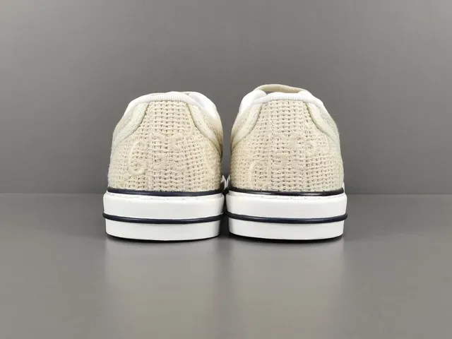 Gucci Tennis 1977 Off-White Web Stripe Lifestyle Sneakers 17