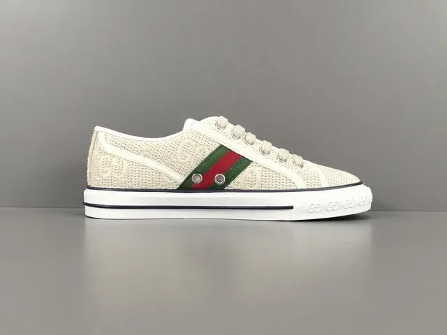 Gucci Tennis 1977 Off-White Web Stripe Lifestyle Sneakers 18