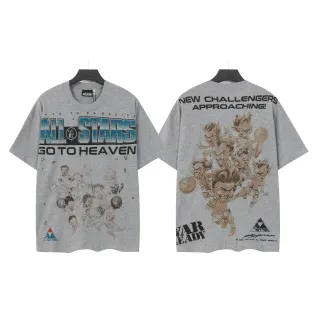 تي شيرت أوفرسايز بطبعة Hellstar All Stars Go To Heaven