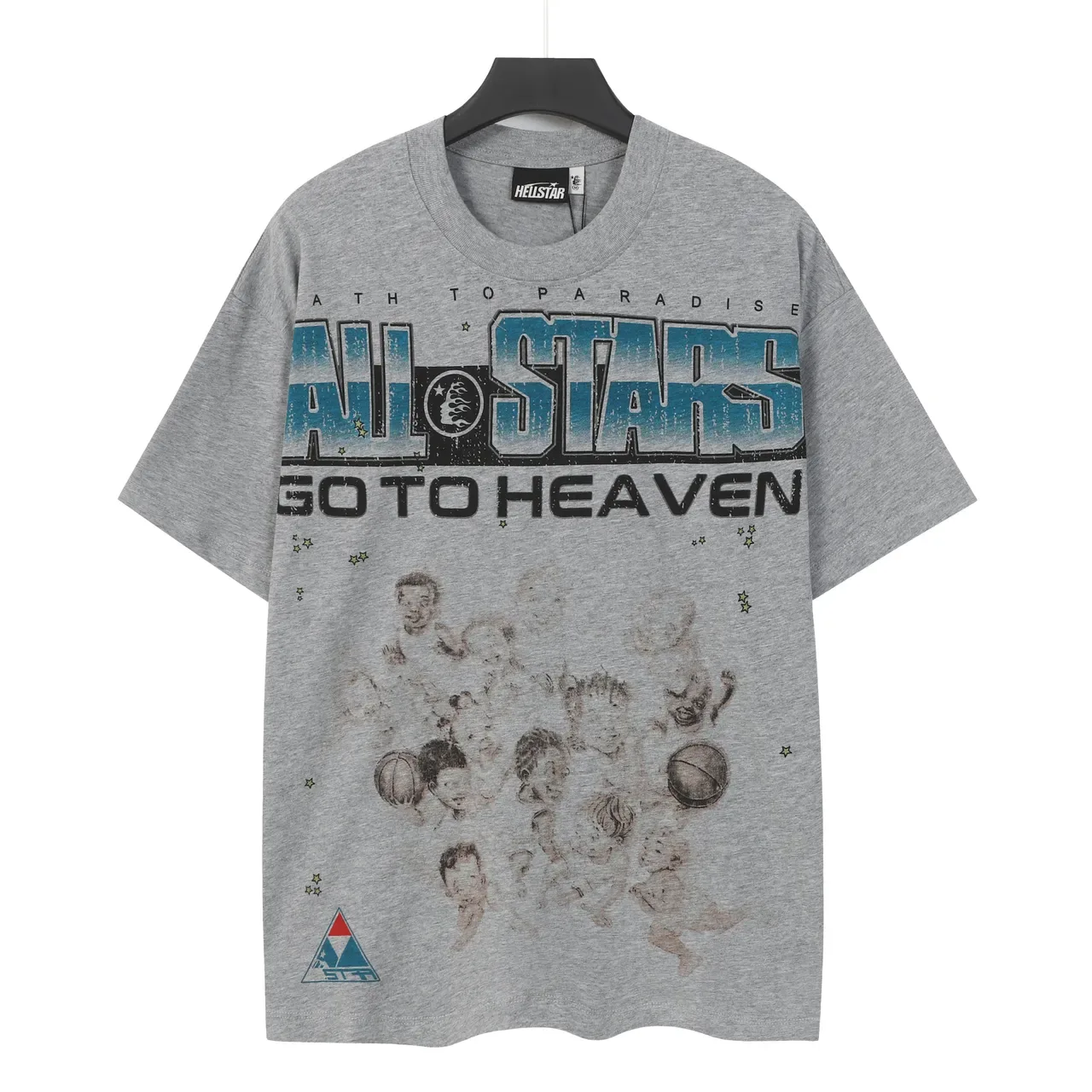 Hellstar All Stars Go To Heaven Graphic Oversized T-Shirt 2
