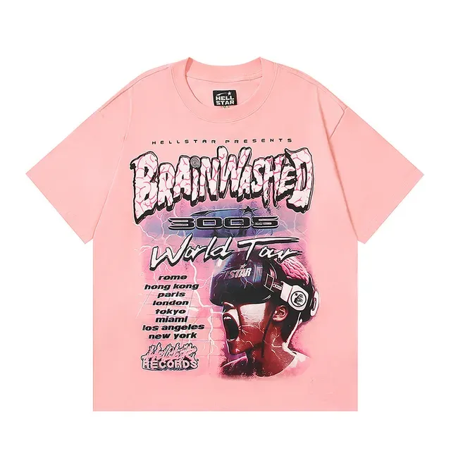 Hellstar Brainwashed 3005 World Tour Graphic T-Shirt 5