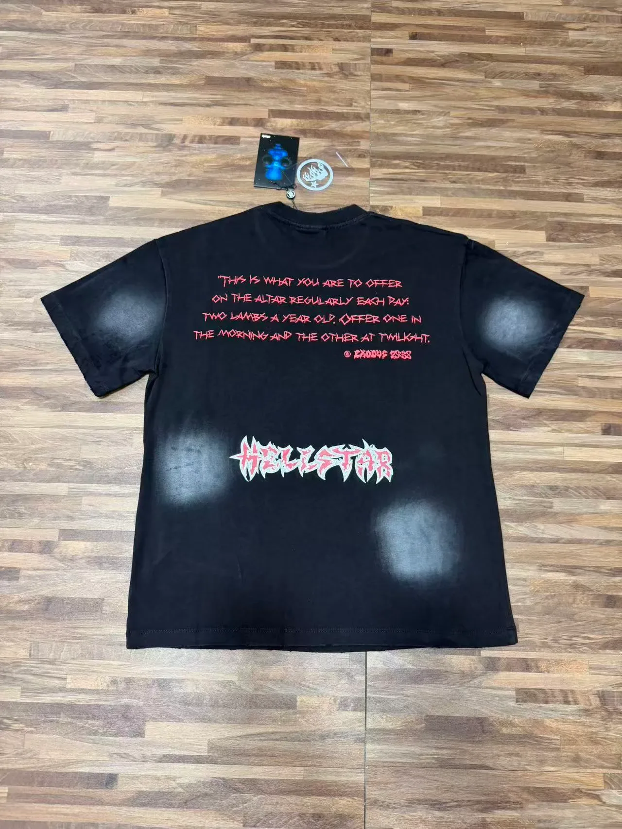 Hellstar Dual Lamb Graphic Black T-Shirt 3