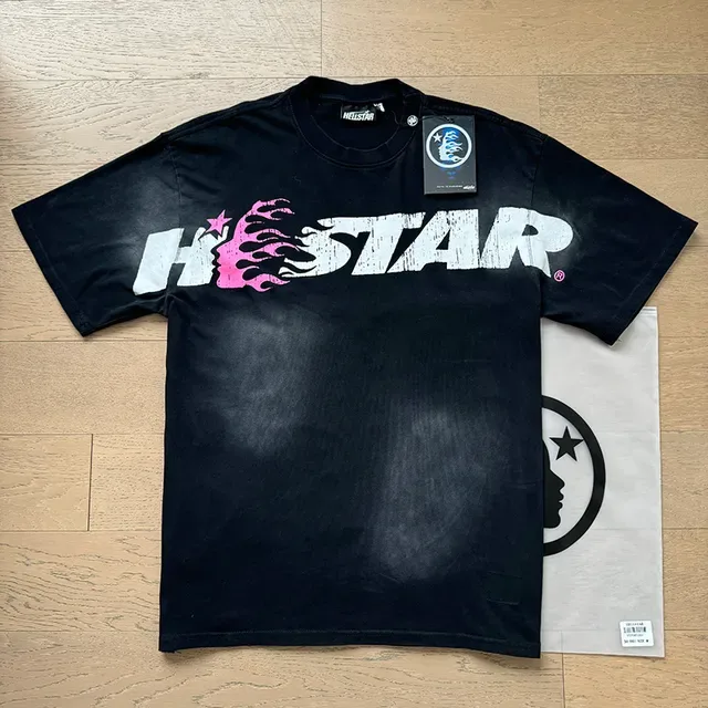 Hellstar Graphic Flame Print Black T-Shirt 3