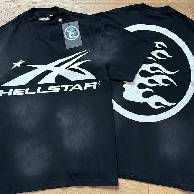 Hellstar Graphic Print Oversized Black T-Shirt 10