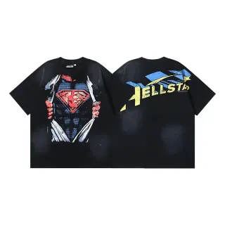 تيشيرت Hellstar أوفرسايز بطبعة جرافيك