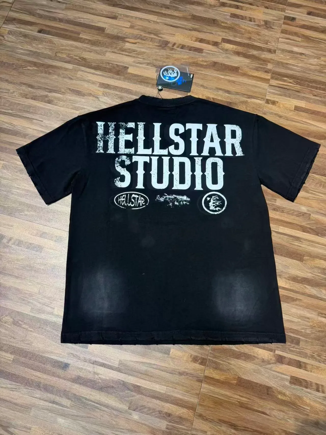 Hellstar Graphic Skull Print Black Oversized T-Shirt 3