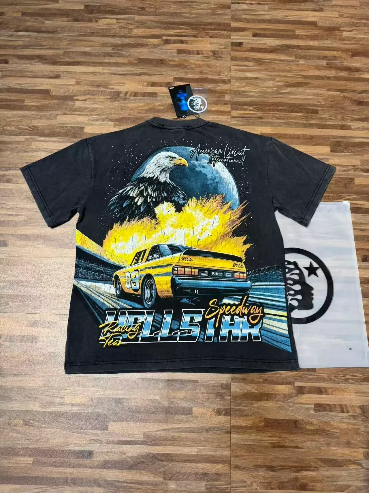 Hellstar Racing Team Speedway Graphic Oversized T-Shirt 4