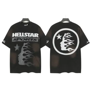 تي شيرت Hellstar رياضي بطبعة جرافيك أوفرسايز
