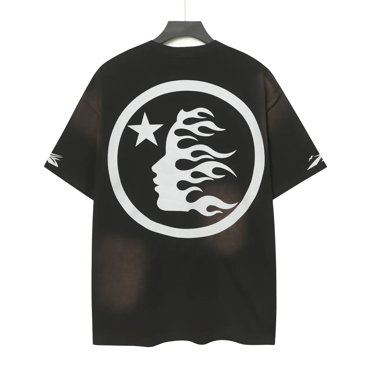 Camiseta oversized Hellstar com estampa gráfica esportiva 3