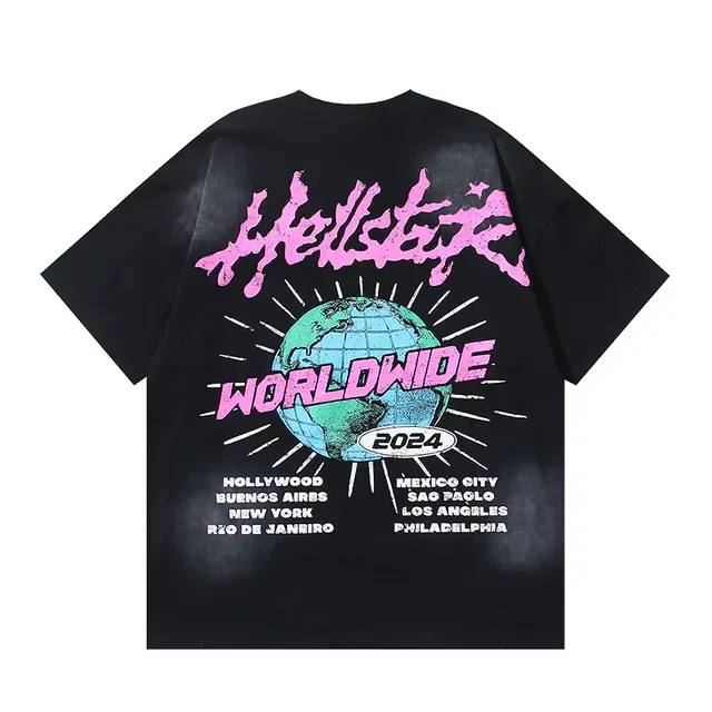 Hellstar Worldwide 2024 Tour Graphic Oversized T-Shirt 3