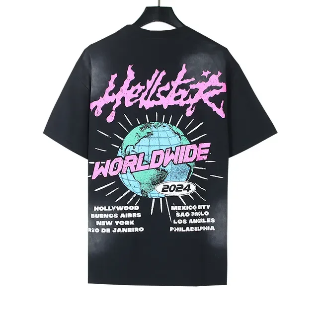 Hellstar Worldwide 2024 Tour Graphic Oversized T-Shirt 6
