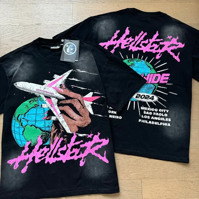 Hellstar Worldwide 2024 Tour Graphic Oversized T-Shirt 7