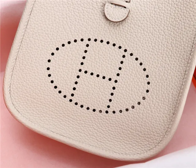 Hermès Evelyne Perforated H Tan Underarm Bag 13