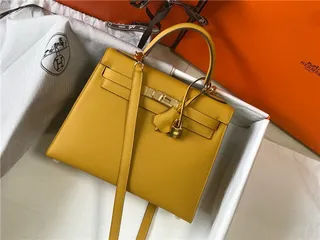 Hermès Kelly Mini Black Leather Gold Hardware Tote Bag 7