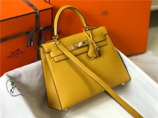 Hermès Kelly Mini Black Leather Gold Hardware Tote Bag 8