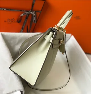 Hermès Kelly Mini Black Leather Gold Hardware Tote Bag 17