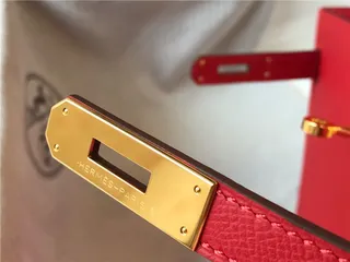 Hermès Kelly Mini Black Leather Gold Hardware Tote Bag 22