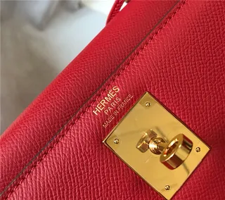 Hermès Kelly Mini Black Leather Gold Hardware Tote Bag 23