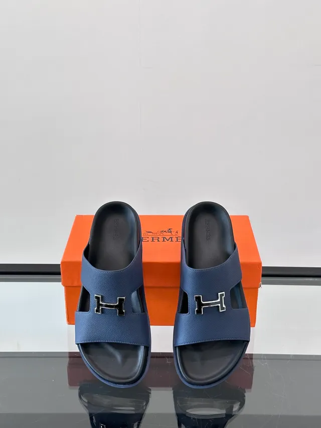 Hermès Oran Double-Strap Slide Slippers 5