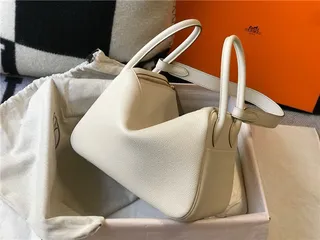 Hermès Picotin Lock অফ-হোয়াইট পেবল লেদার টোট ব্যাগ 8