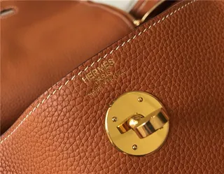 Hermès Picotin Lock অফ-হোয়াইট পেবল লেদার টোট ব্যাগ 22